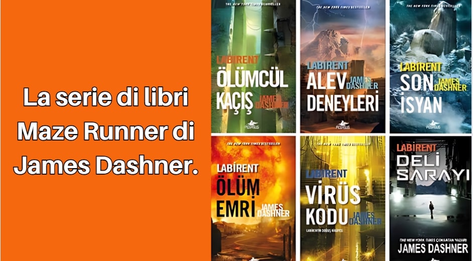 La serie di libri Maze Runner di James Dashner.
